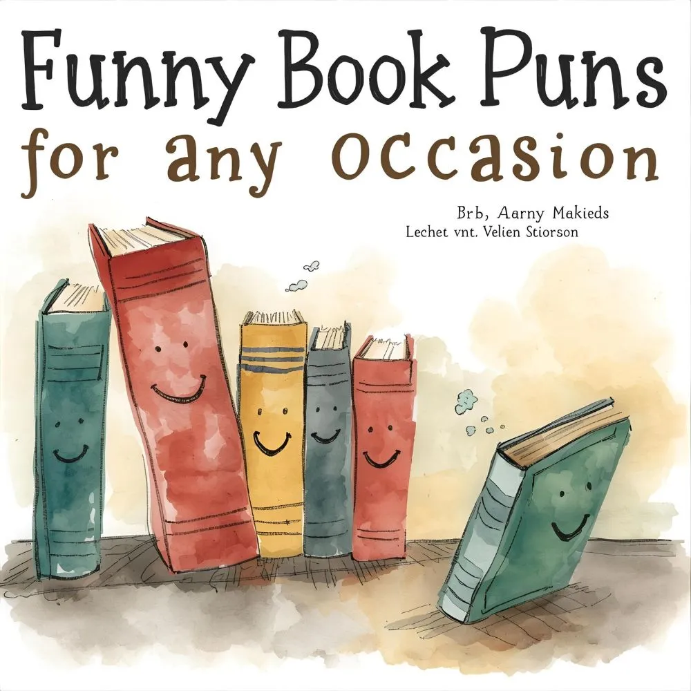 Funny Book Puns for Any Occasion