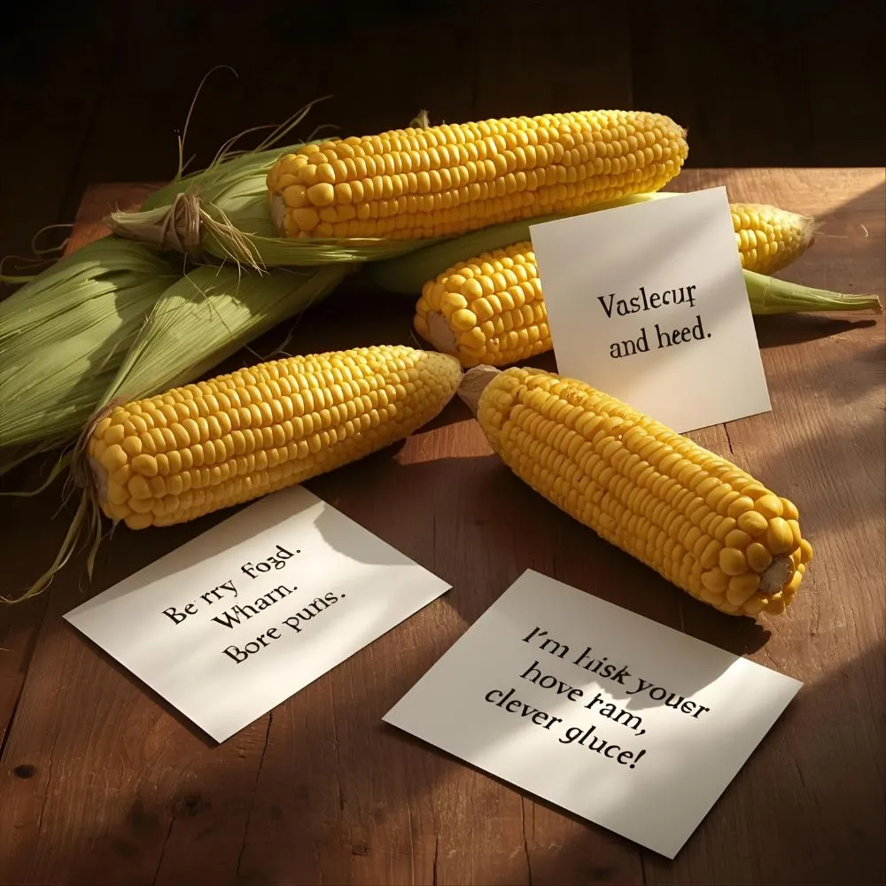 Corn Pun Messages for Cards and Notes