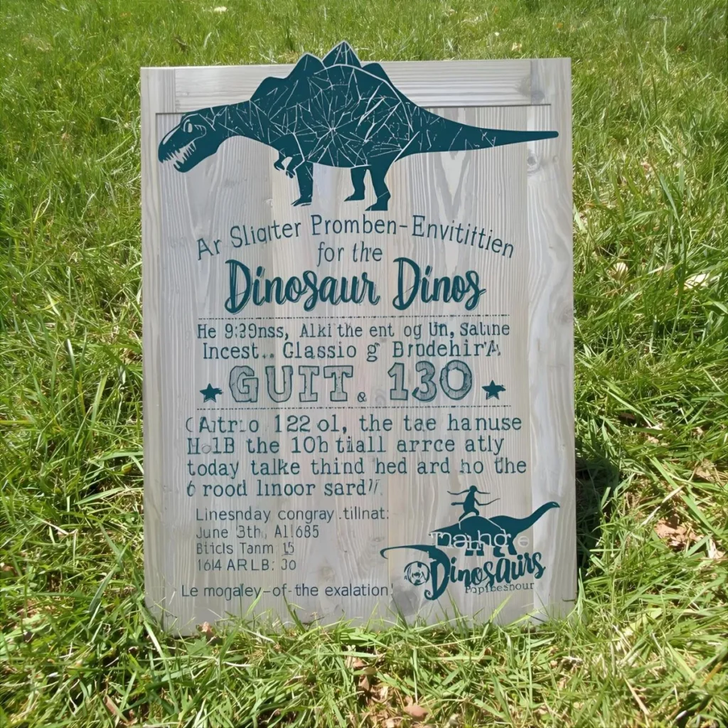 Dinosaur Puns for Party Decor & Invitations 