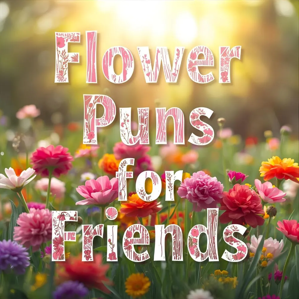 Flower Puns for Friends