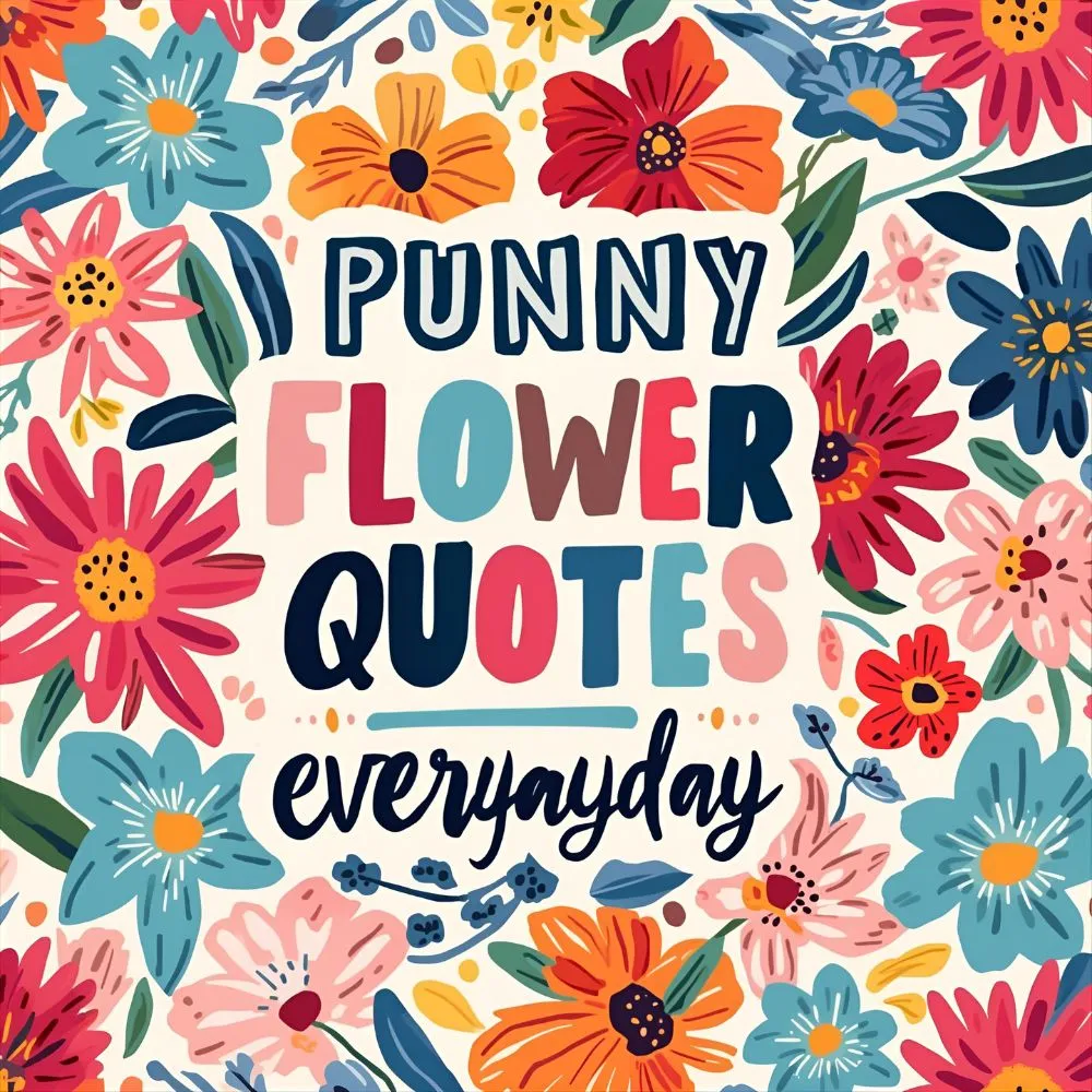 Punny Flower Quotes for Everyday Use