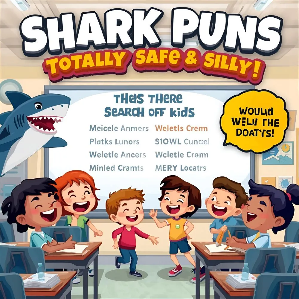Shark Puns for Kids (Totally Safe & Silly!)