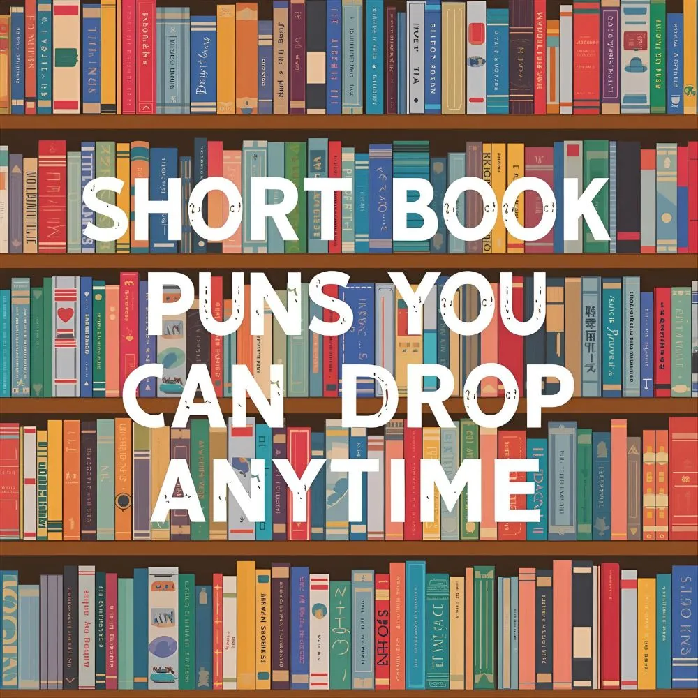 Short Book Puns You Can Drop Anytime