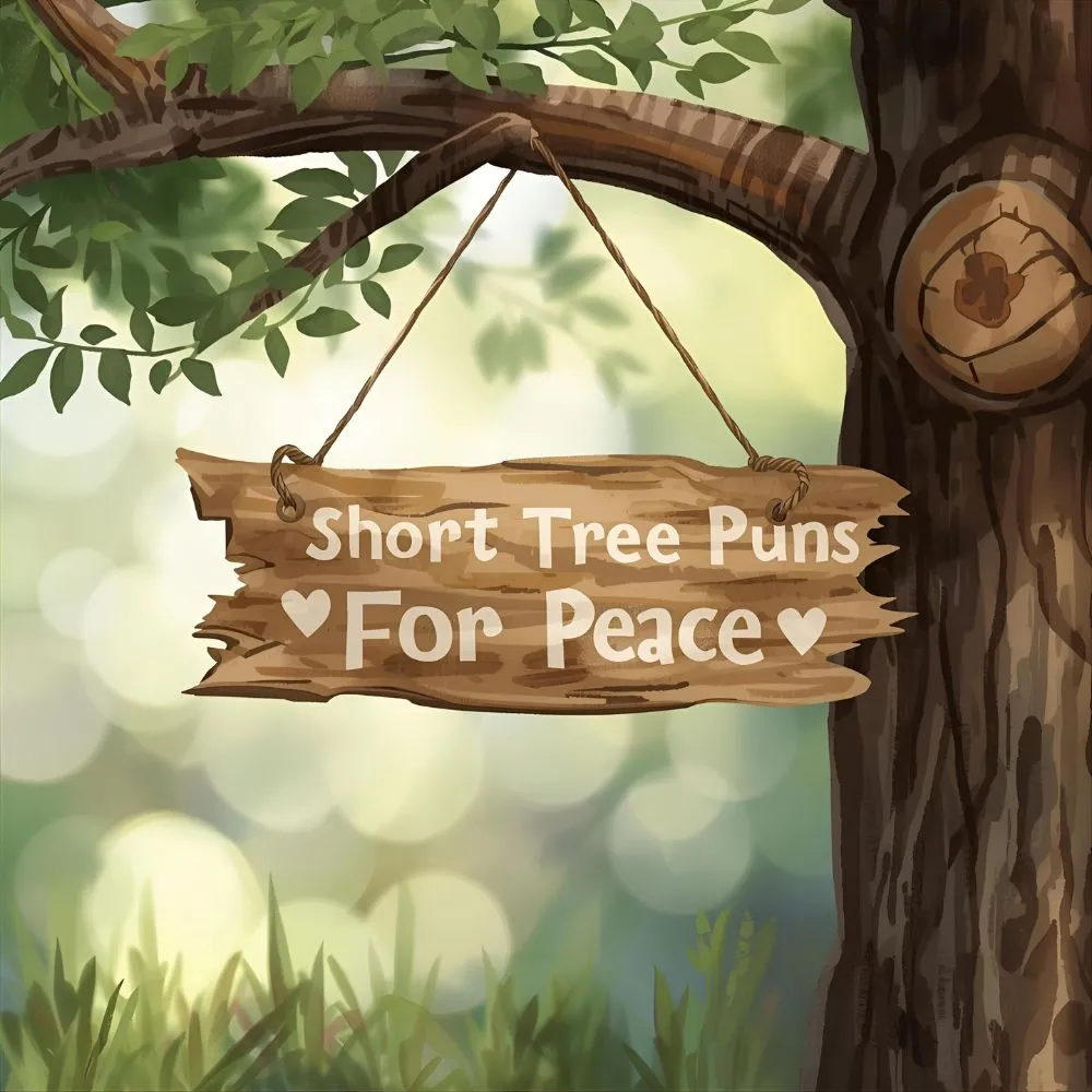 Short Tree Puns for Instagram Captions