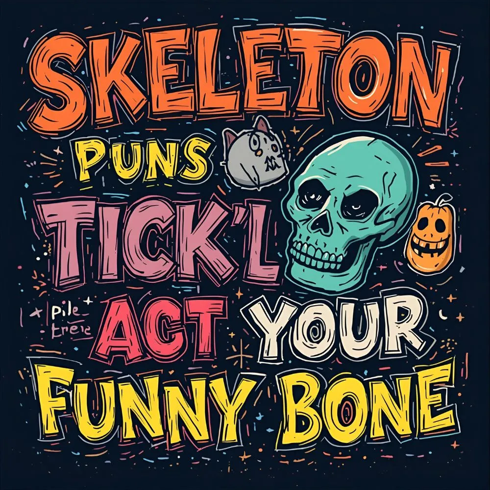 💀 Skeleton Puns That’ll Tick-le Your Funny Bone