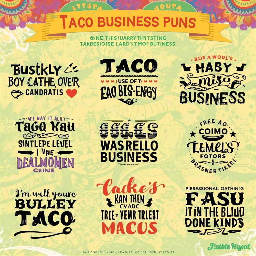Taco Business Puns