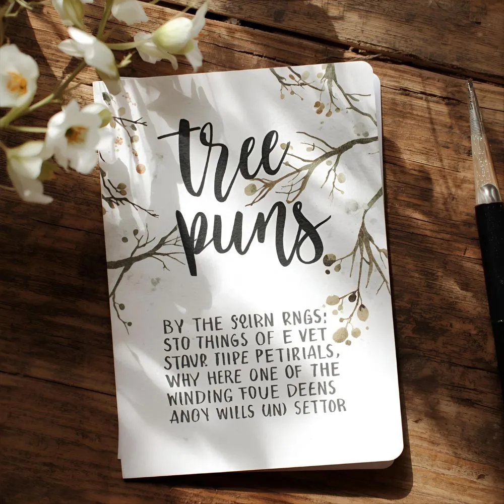 Tree Puns for Cards & Notes