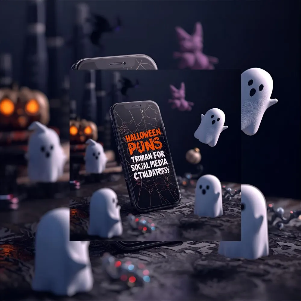 📱 Halloween Puns for Social Media Captions