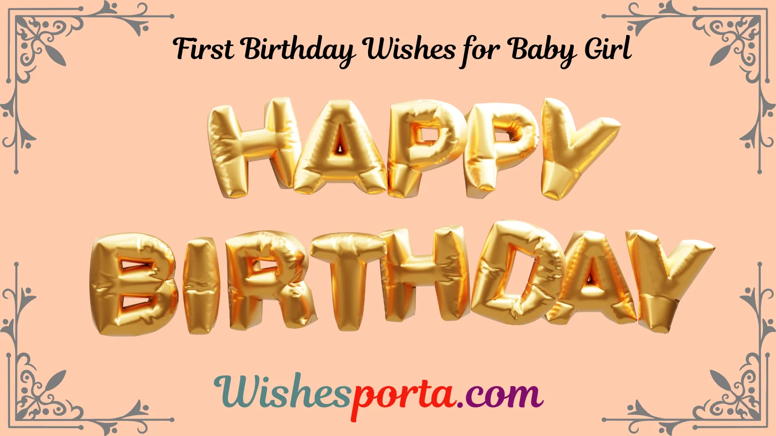 Read more about the article Heart Touching First Birthday Wishes for Baby Girl