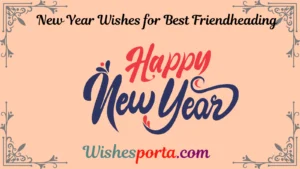 Read more about the article Heart Touching New Year Wishes for Best Friend