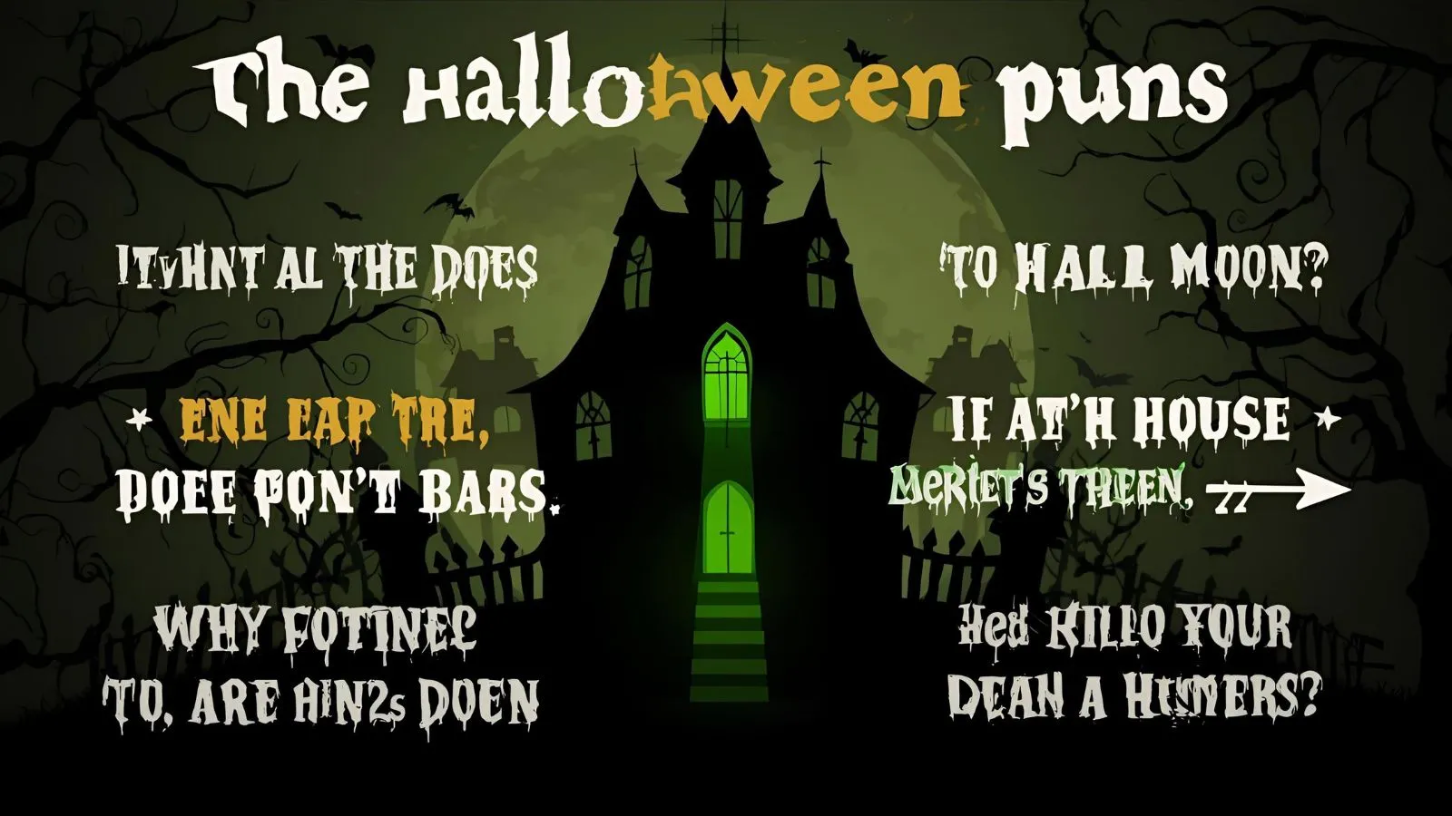 You are currently viewing 407+one to Be Wild: Scary-Good Halloween Puns!2025