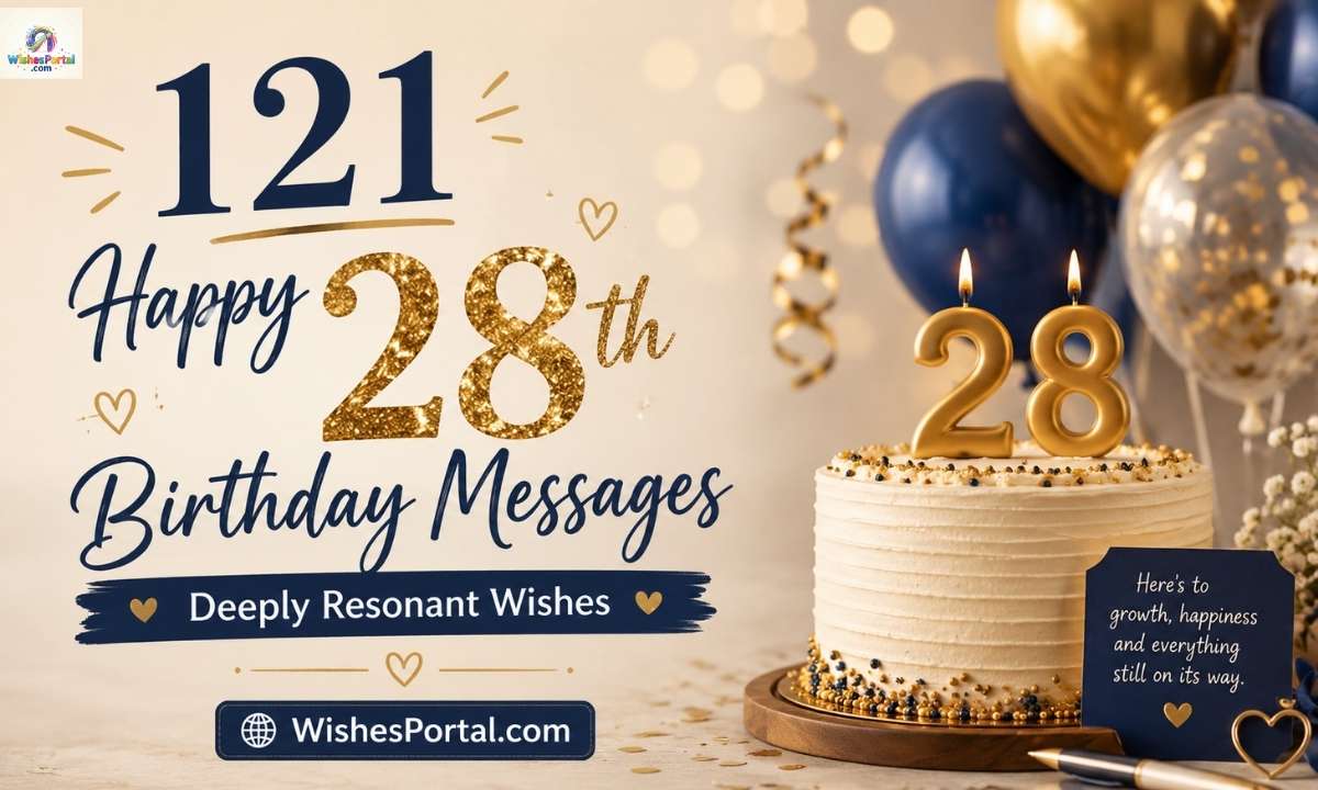 121 Happy 28th Birthday Messages Deeply Resonant Wishes