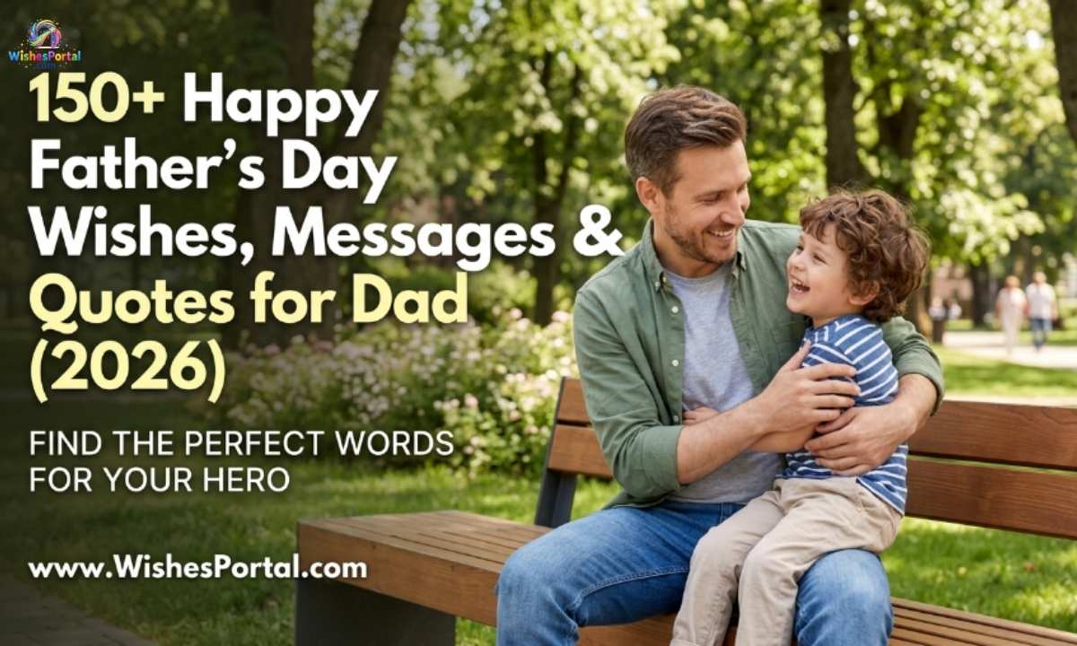150+ Happy Father’s Day Wishes, Messages & Quotes for Dad (2026)