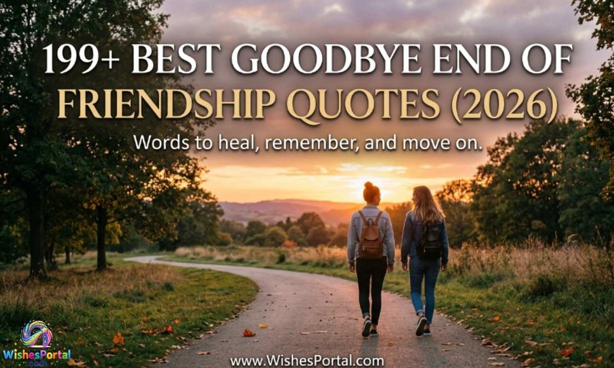 199+ Best Goodbye End of Friendship Quotes (2026)