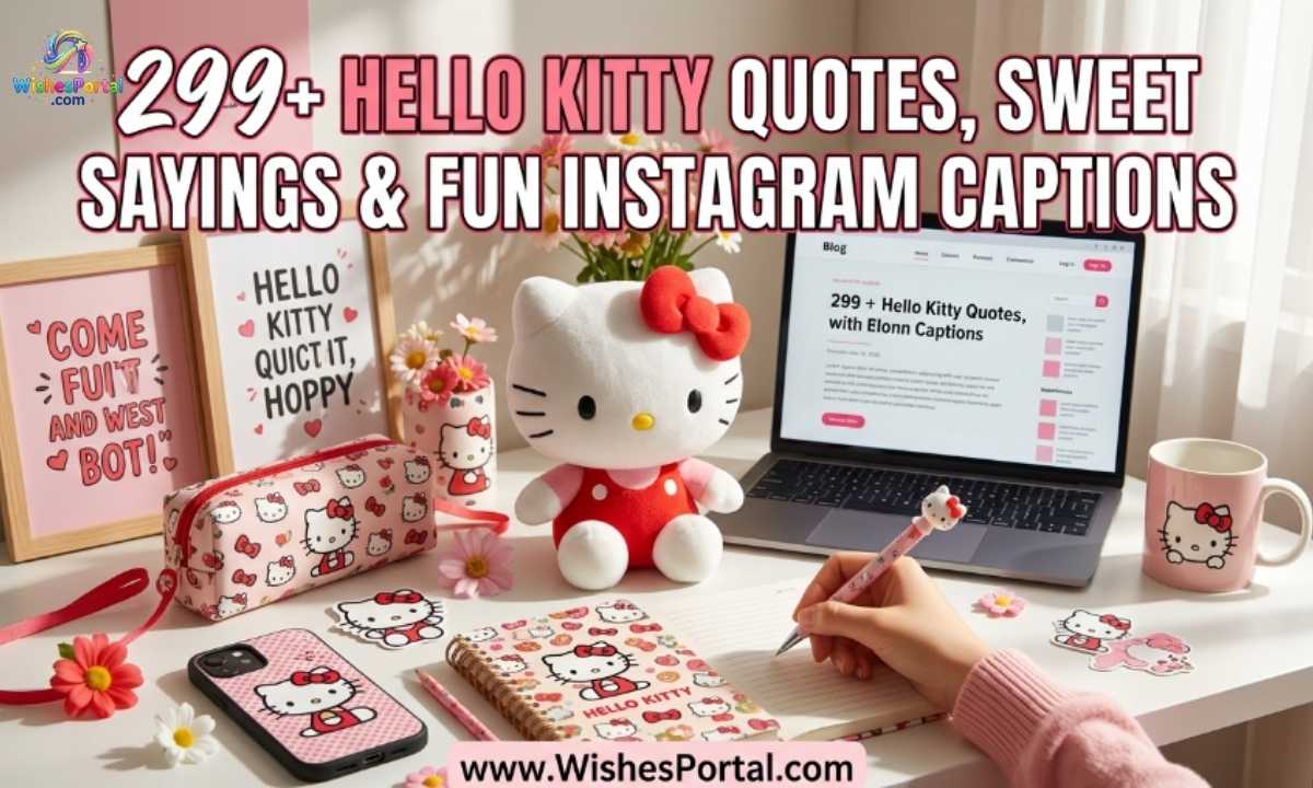 299+ Hello Kitty Quotes, Sweet Sayings & Fun Instagram Captions