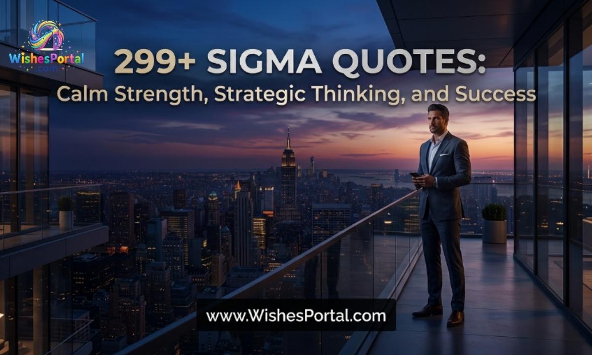 299+ Sigma Quotes Calm Strength, Strategic Thinking, and Success