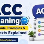 ACC Meaning 💬 Full Guide, Examples & Contexts Explained