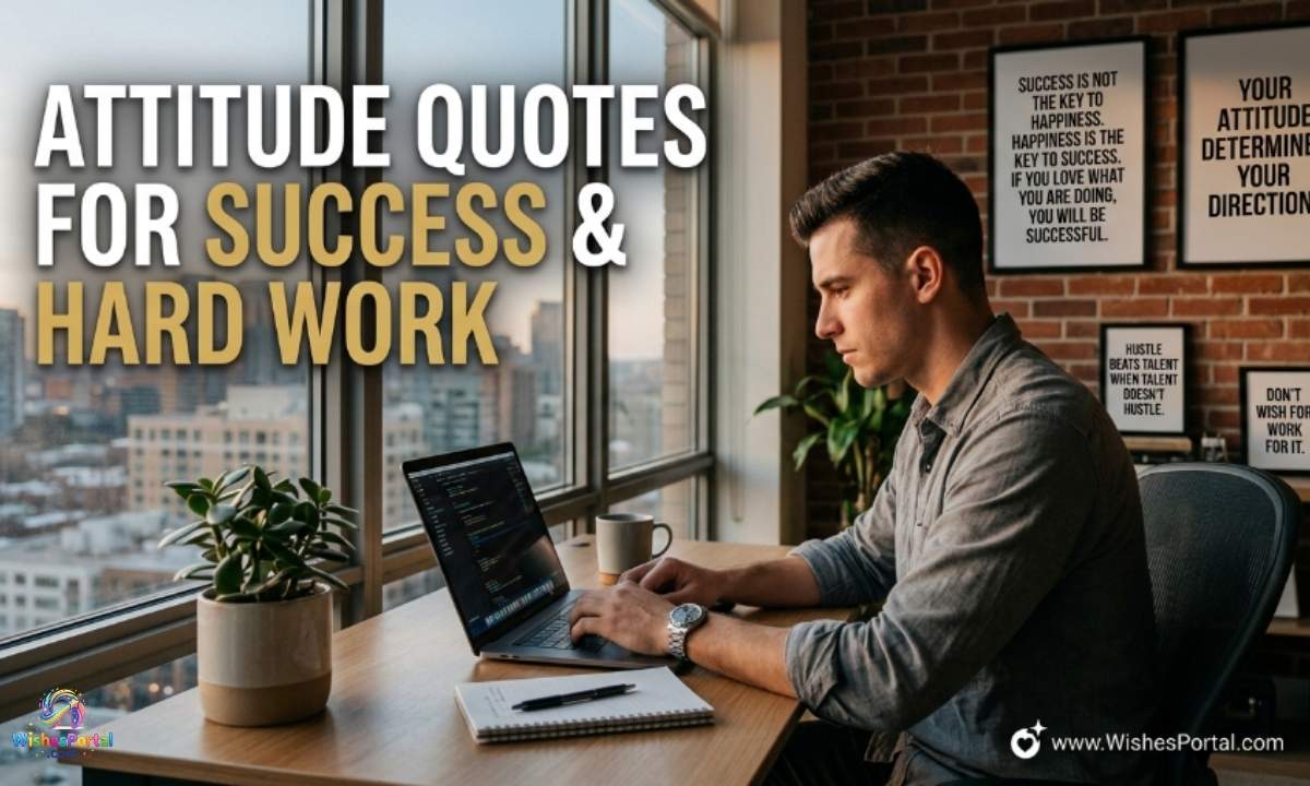 Attitude Quotes About Success and Hard Work