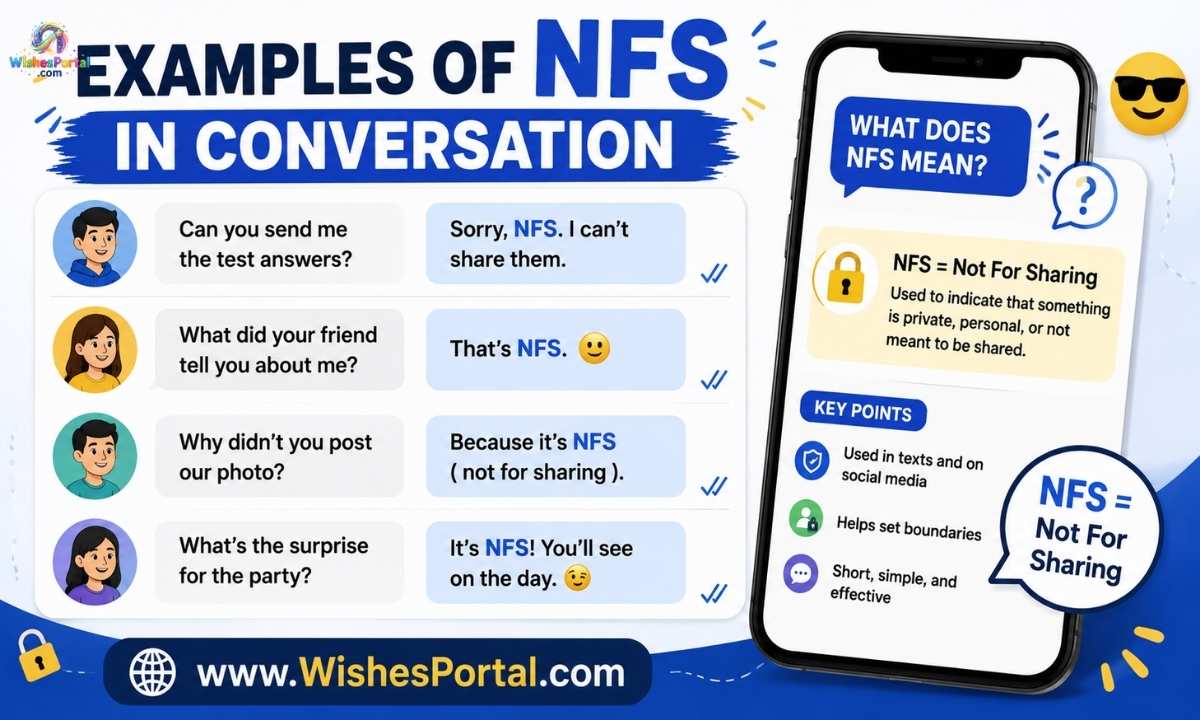 Examples of NFS in Conversation