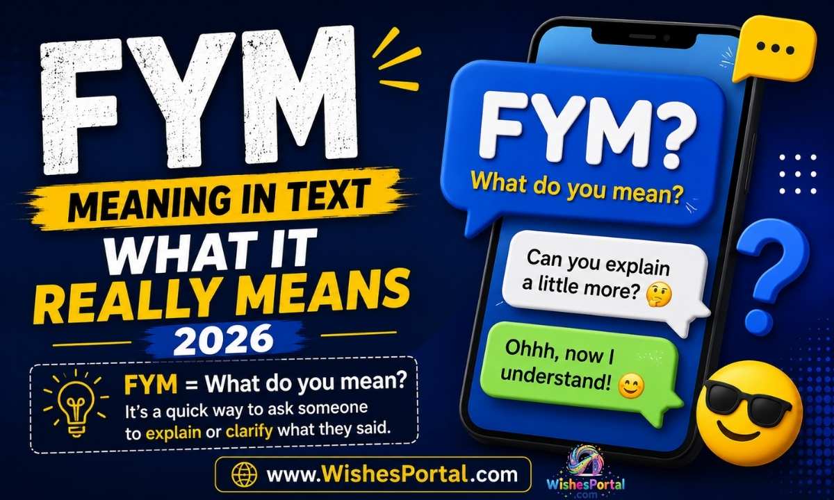FYM Meaning in Text: What It Really Means in 2026