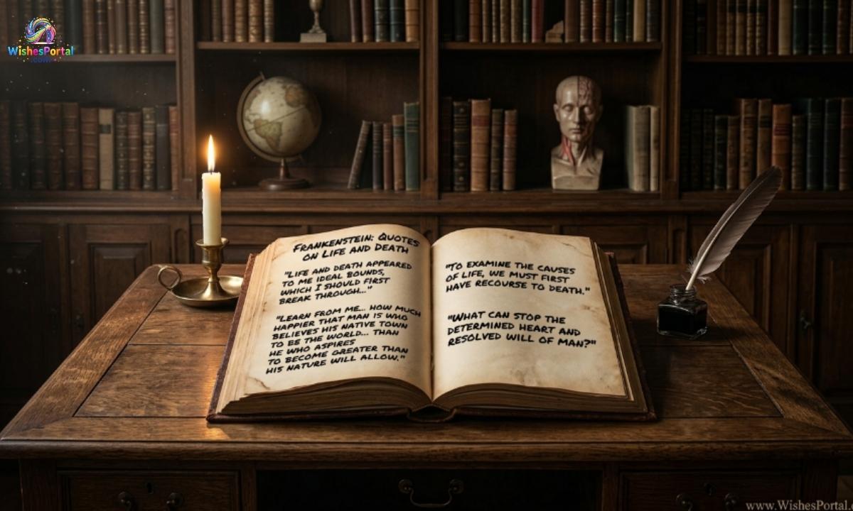 Frankenstein Quotes About Life and Death