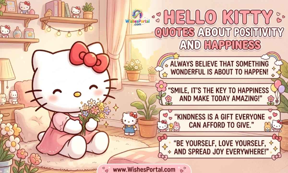 HELLO KITTY QUOTES ABOUT POSITIVITY AND HAPPINESS
