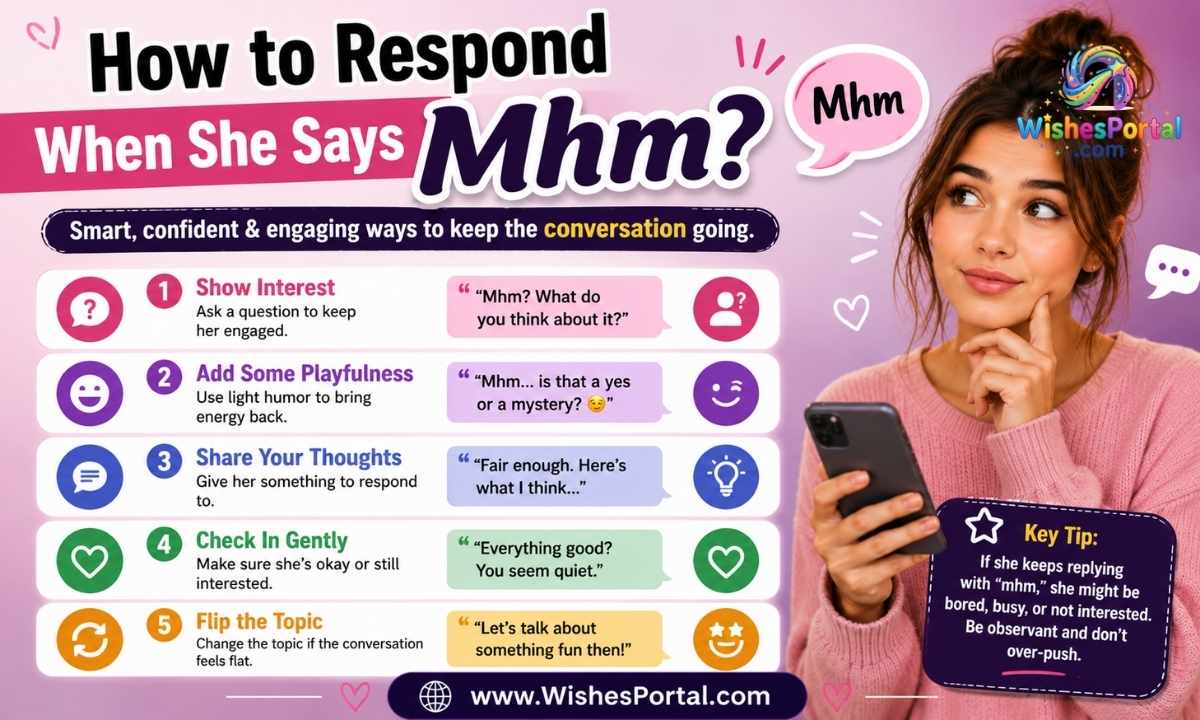 How to Respond When She Says Mhm