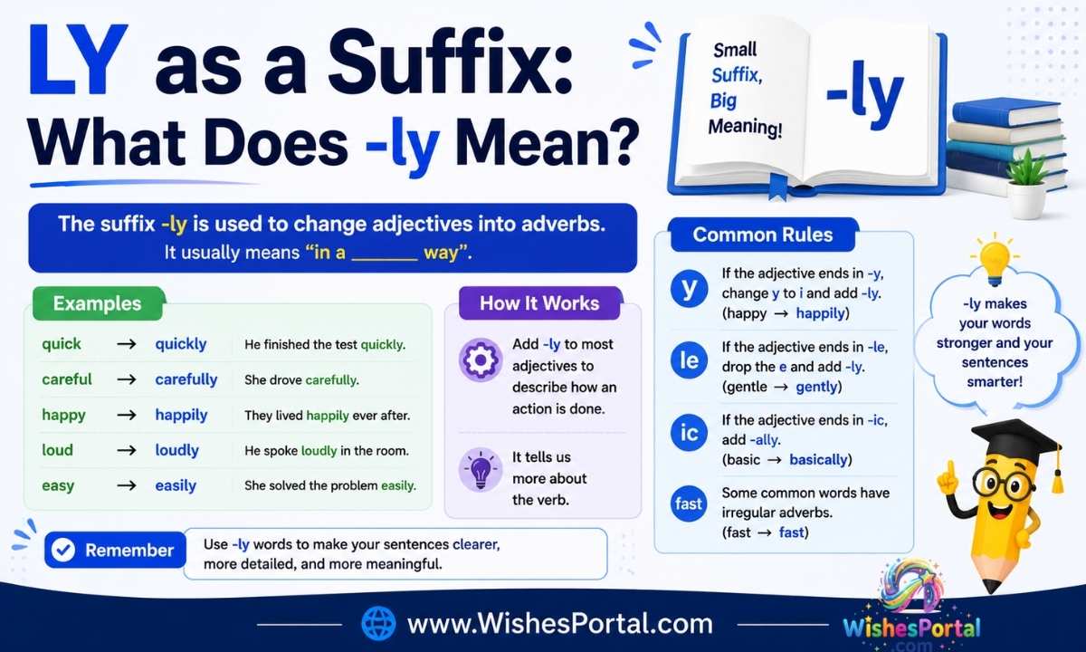 LY as a Suffix What Does -ly Mean 📘