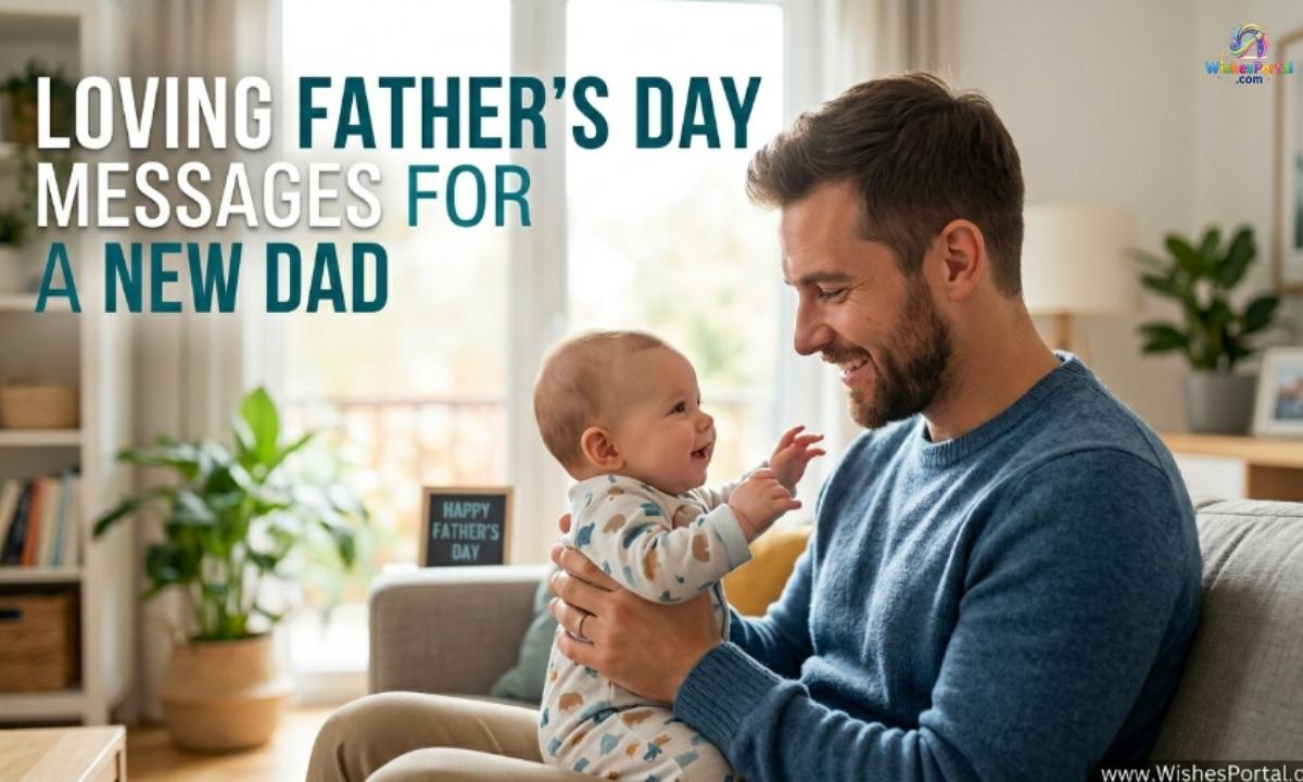 Loving Father's Day Messages for a New Dad