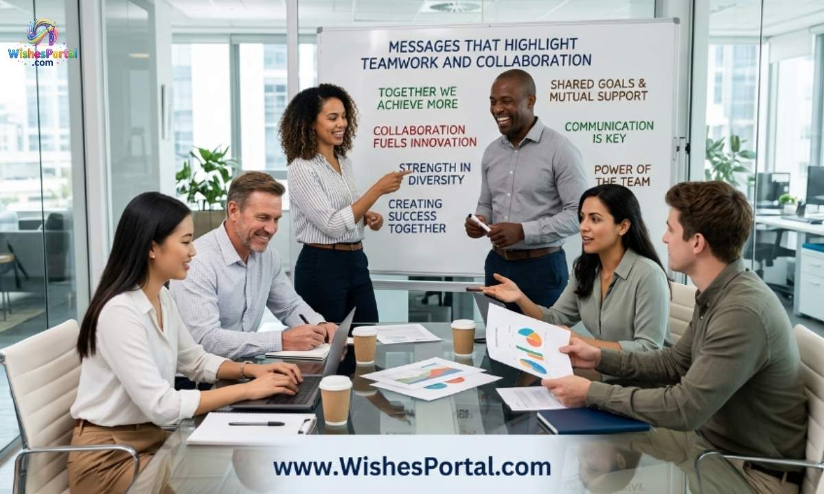 Messages That Highlight Teamwork and Collaboration