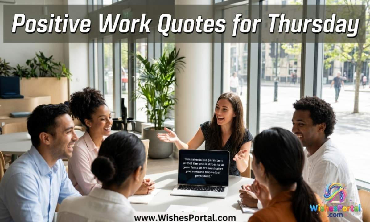 Positive Work Quotes for Thursday