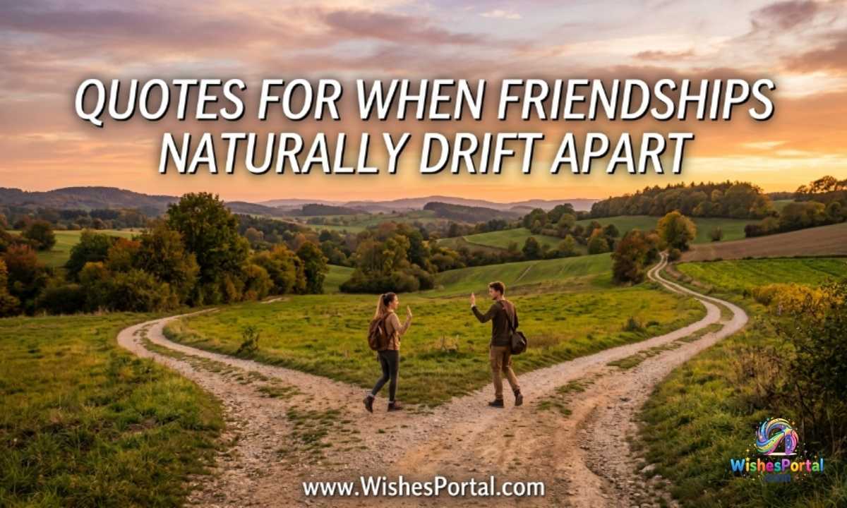 Quotes for When Friendships Naturally Drift Apart