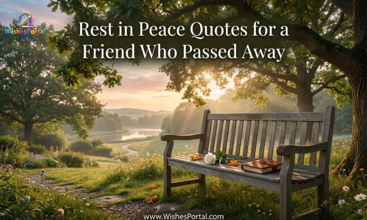 Rest in Peace Quotes for a Friend Who Passed Away