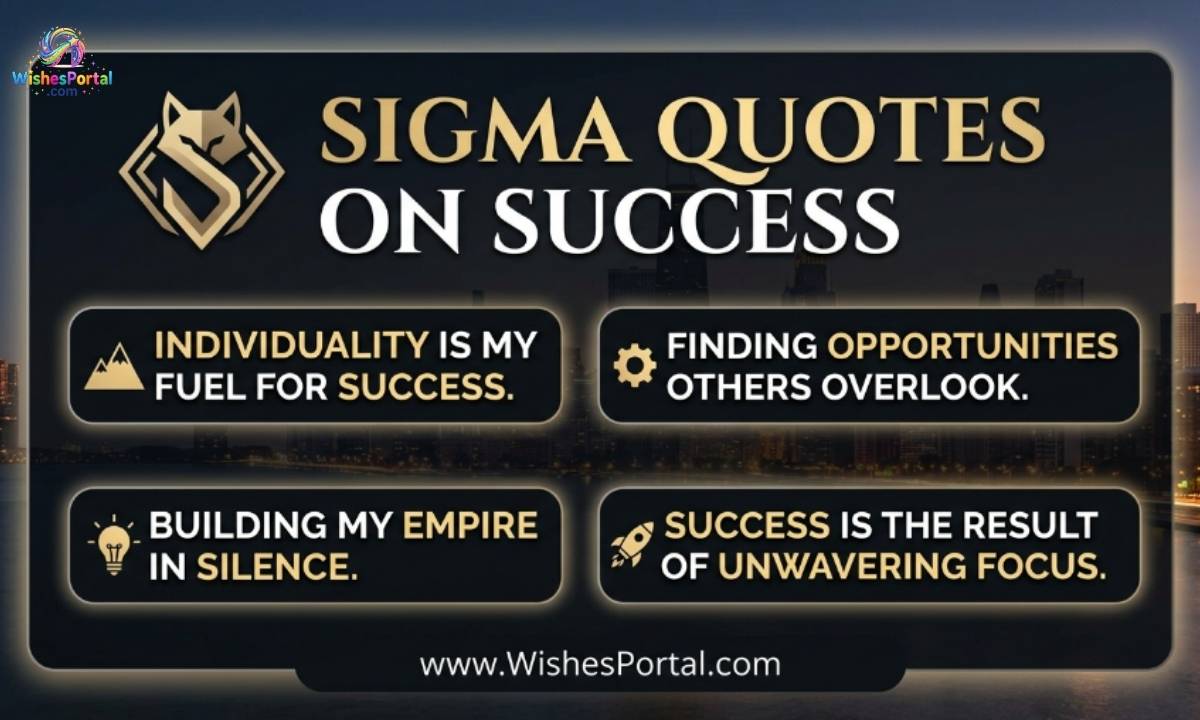 SIGMA QUOTES ON SUCCESS