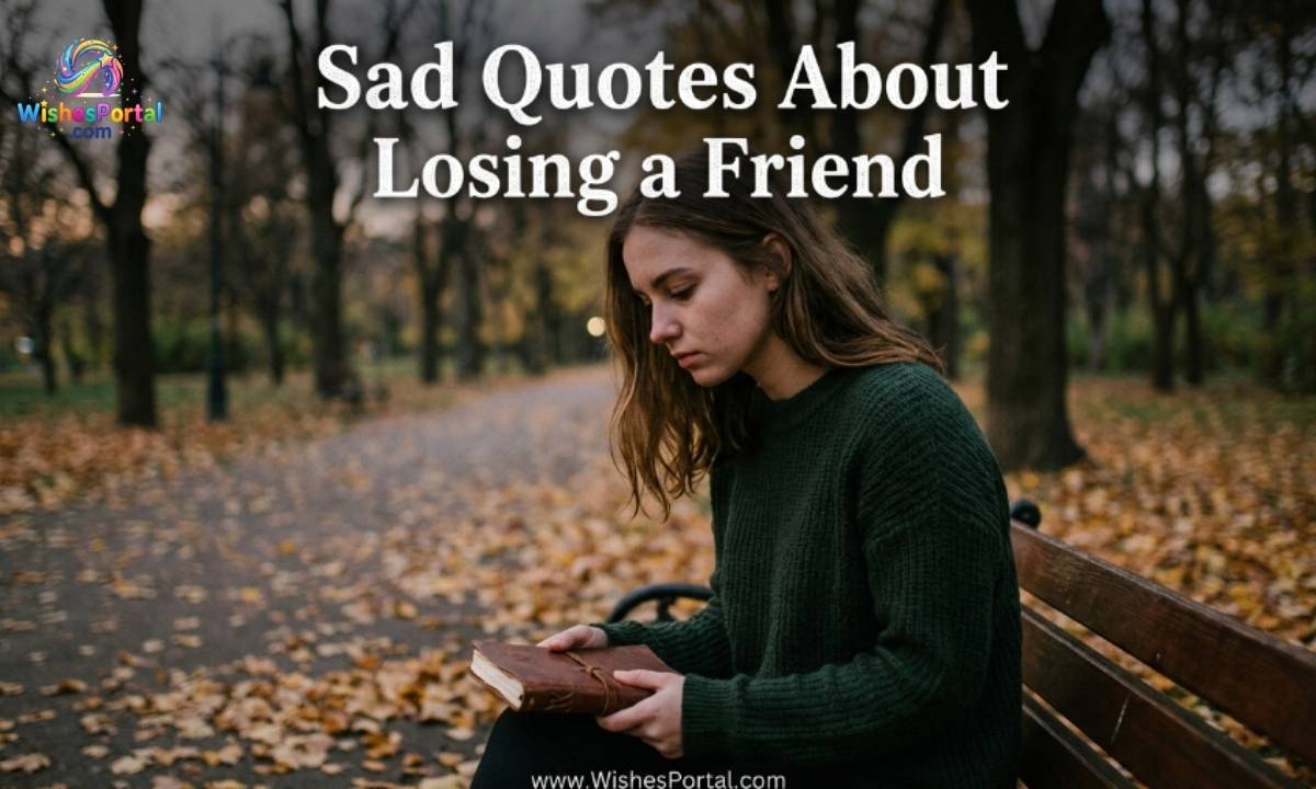 Sad Quotes About Losing a Friend