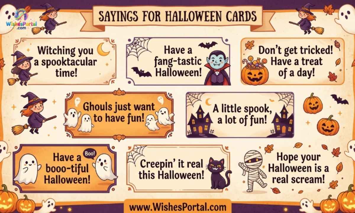 Sayings for Halloween Cards