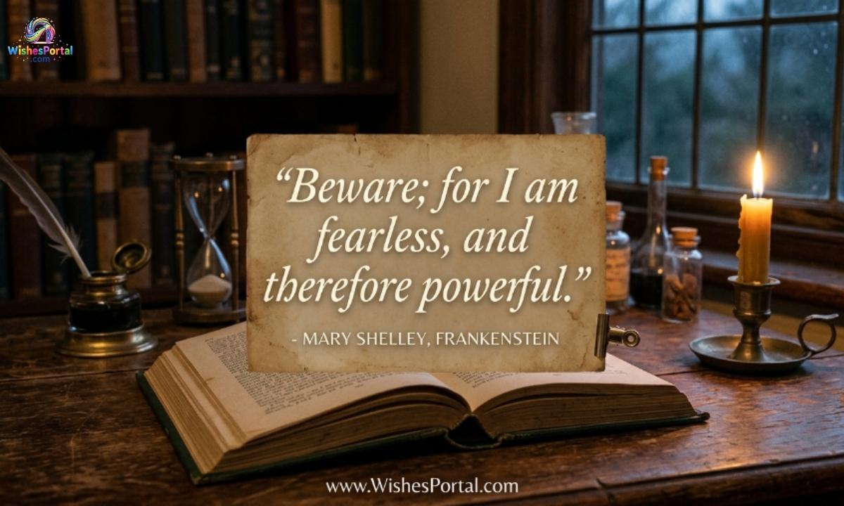 Short Frankenstein Quotes Perfect for Captions