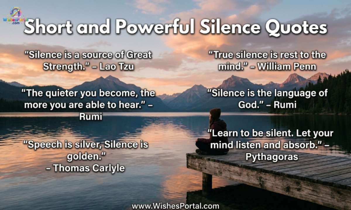 Short and Powerful Silence Quotes