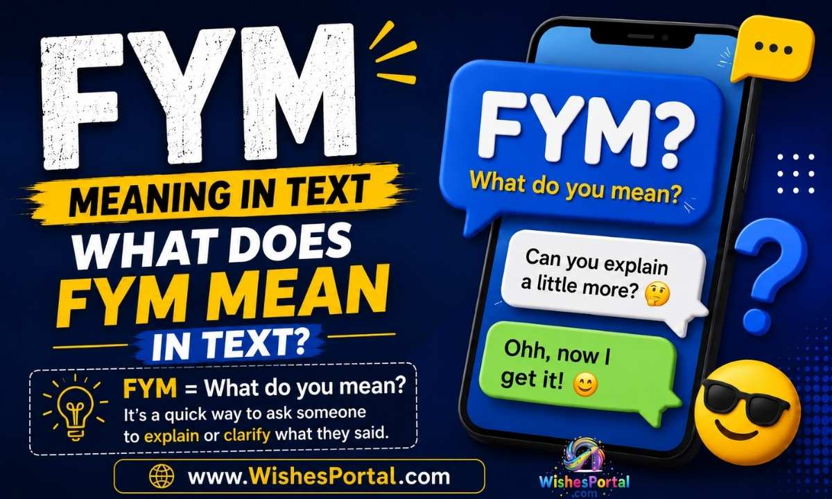 What Does FYM Mean in Text?