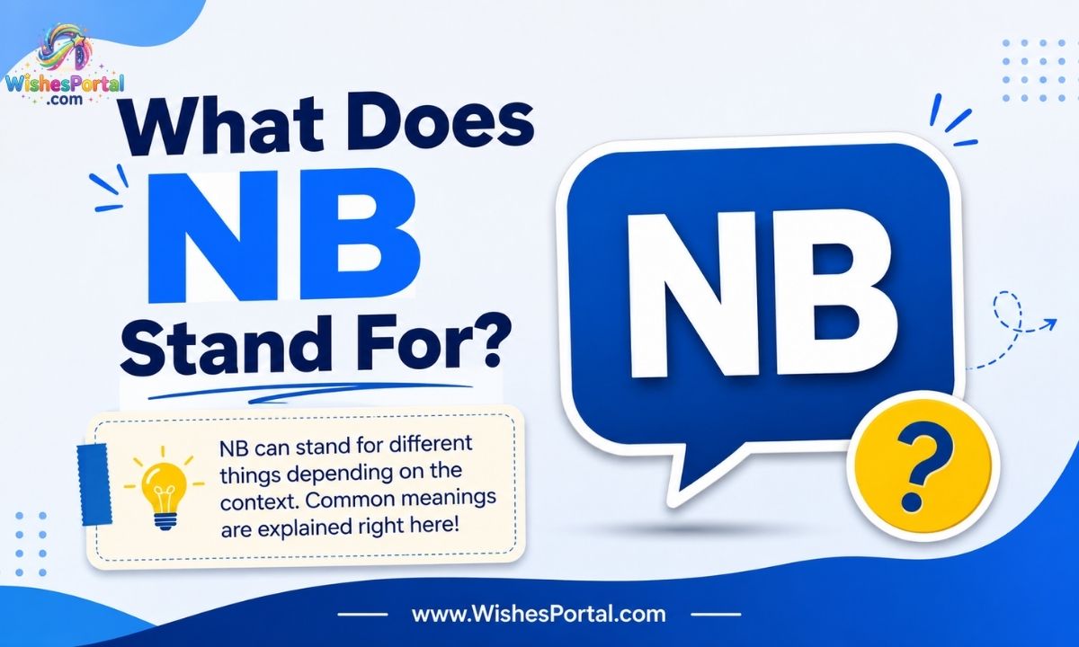 What Does NB Stand For