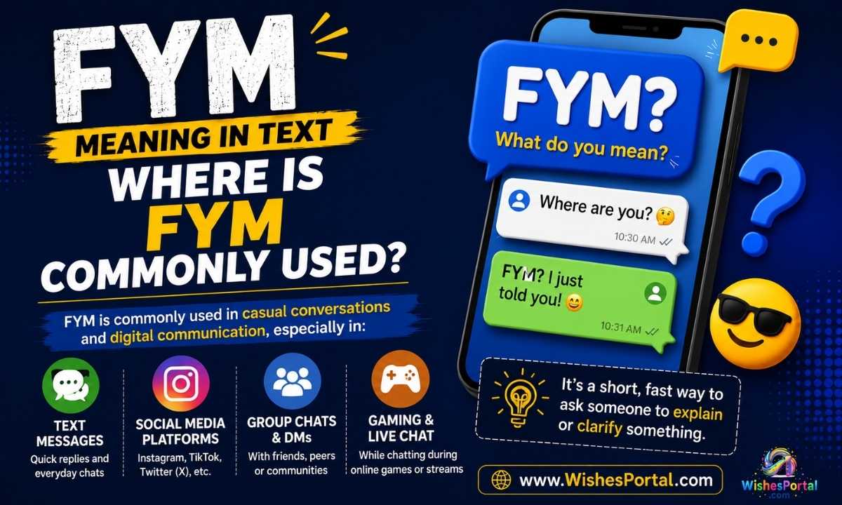 Where Is FYM Commonly Used