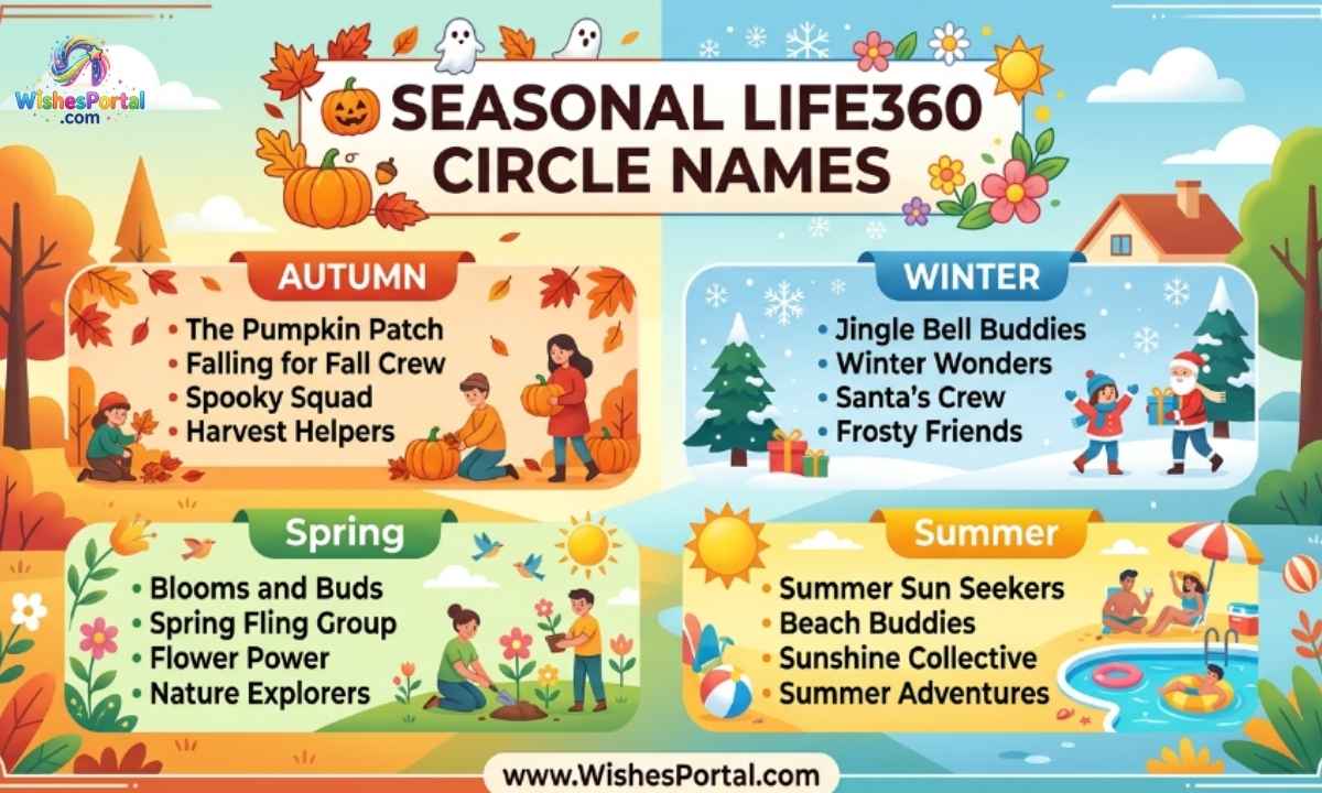 🎃 Seasonal Life360 Circle Names
