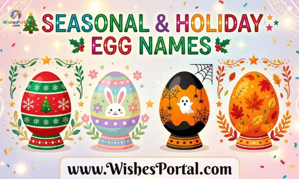 🎄 Seasonal & Holiday Egg Names