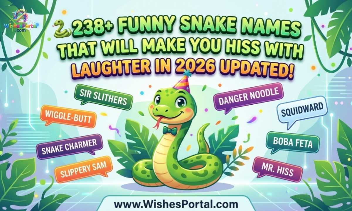 🐍 238+ Funny Snake Names That Will Make You Hiss with Laughter in 2026 Updated!