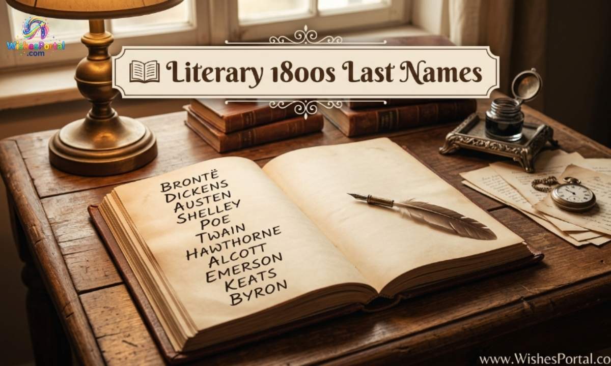 📖 Literary 1800s Last Names