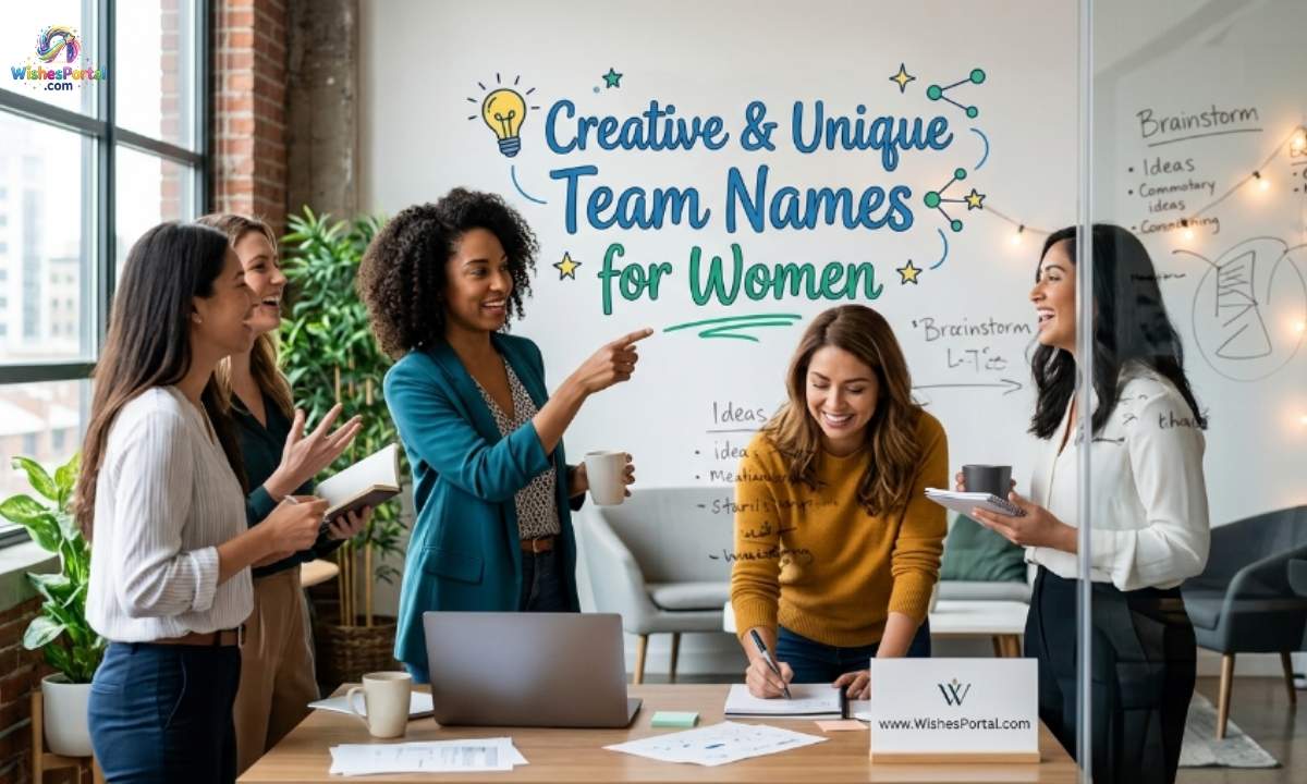 🧠 Creative & Unique Team Names for Women