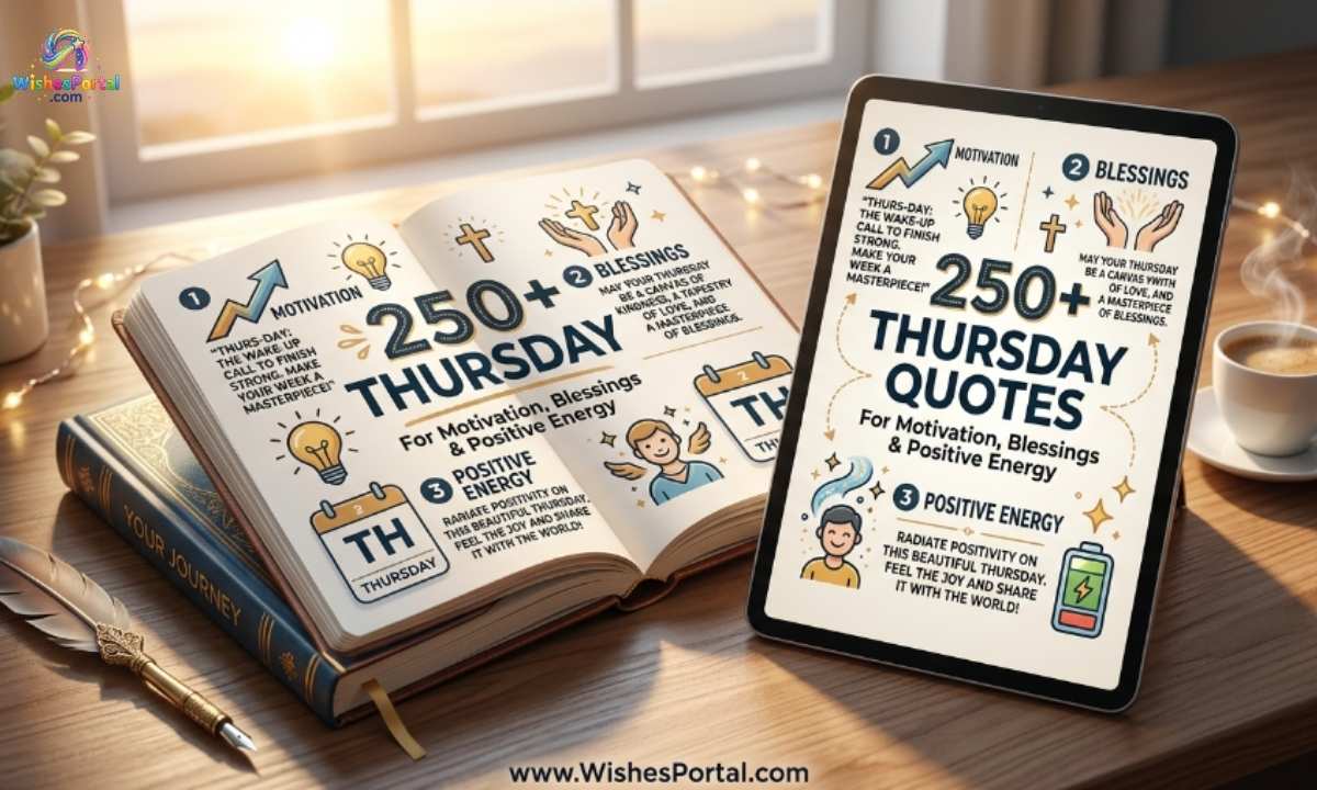 250+ Best Thursday Quotes for Motivation, Blessings & Positive Energy