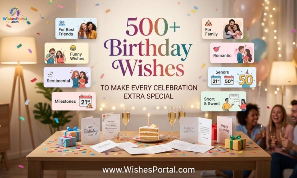 500+ Birthday Wishes to Make Every Celebration Extra Special