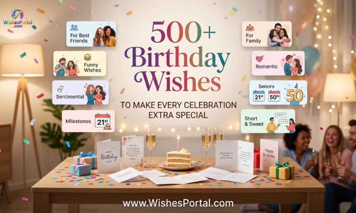 500+ Birthday Wishes to Make Every Celebration Extra Special