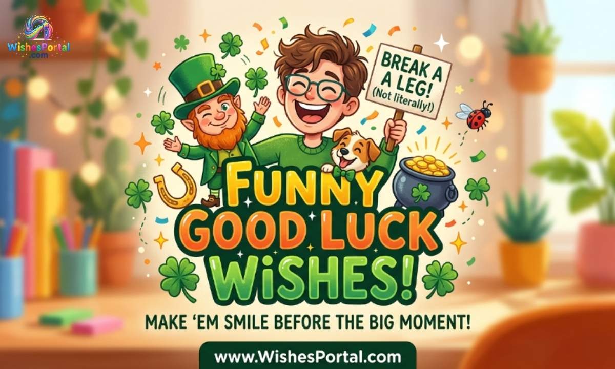 Funny Good Luck Wishes
